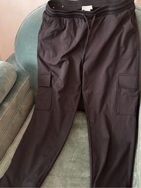 Rachel Zoe Black Women's Cargo Jogger Pants